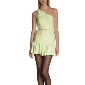 Bcbgeneration Women One Shoulder Dress With Belt